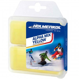 Holmenkol Alphamix Yellow Skiwax 2x35 g 