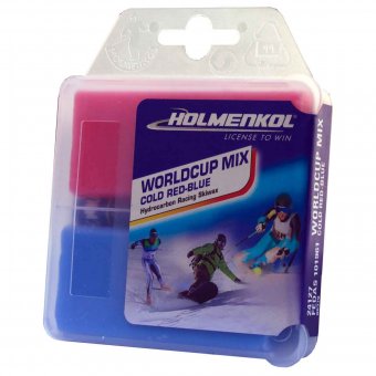 Holmenkol Worldcup Mix Cold Red-Blue Skiwax 2x35 g 
